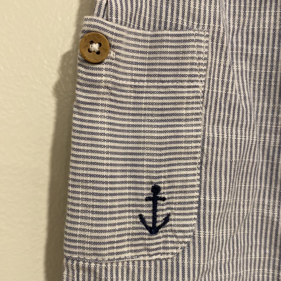 NWT Newbie Infant Striped Blue Pants with
Elastic waist and cuffs. 9-12 months - Picture 6 of 10